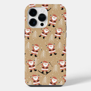 Festive Christmas Santa Snowy Celebration iPhone 14 Pro Max Case