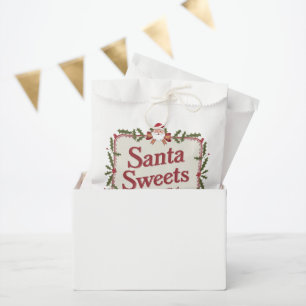 festive Christmas Santa sweets party Favour Bag