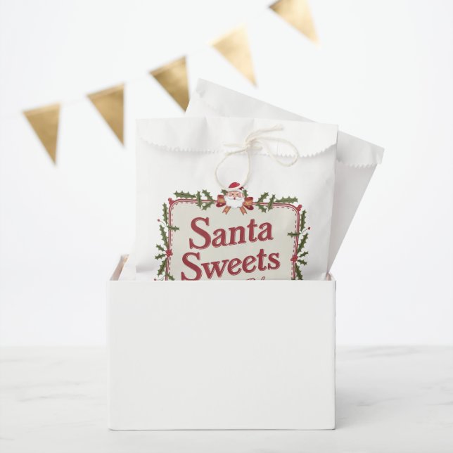 festive Christmas Santa sweets party Favour Bag (Party)