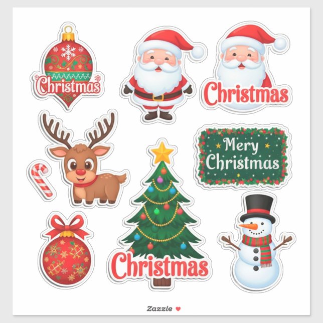 Festive Christmas Set (Sheet)