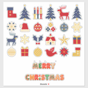Festive Christmas Sticker Collection