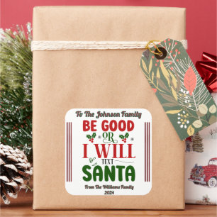 Festive Christmas Sticker to Spread Cheer and Joy
