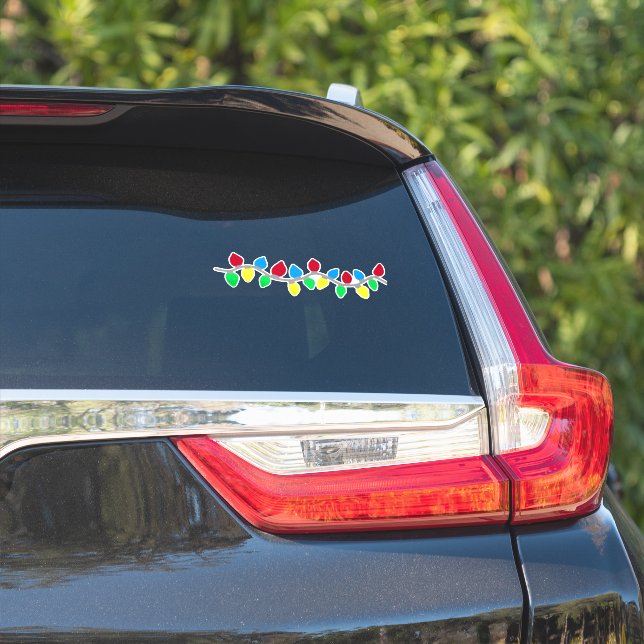 Festive Christmas String Lights (Car Side)