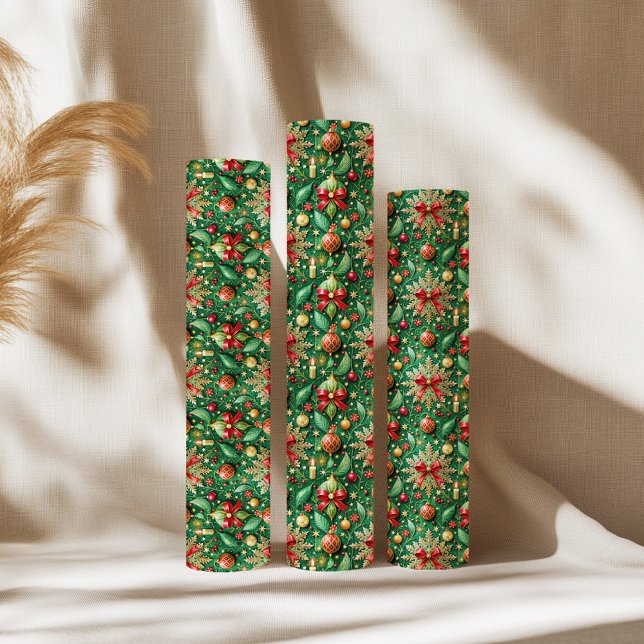 Festive Christmas Theme Colourful Pattern Wrapping Paper (Creator Uploaded)