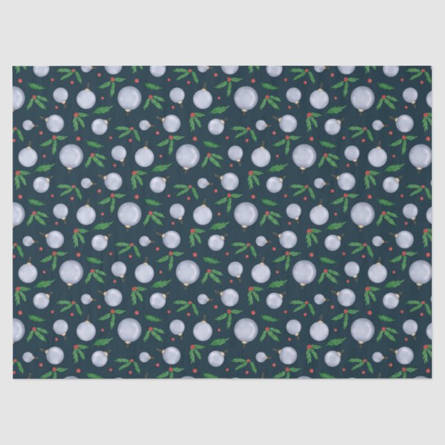 Festive Christmas Tissue Paper  (Front)