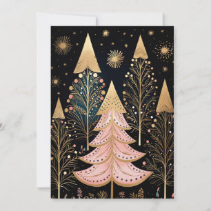 Festive Christmas Tree Greeting Card