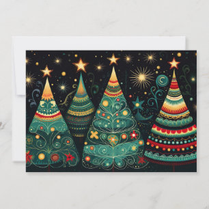 Festive Christmas Tree Greeting Card