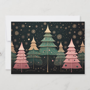 Festive Christmas Tree Greeting Card