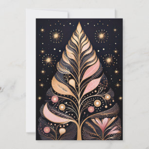 Festive Christmas Tree Greeting Card