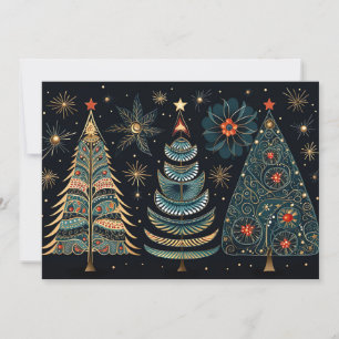 Festive Christmas Tree Greeting Card