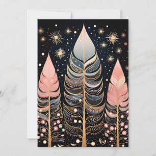 Festive Christmas Tree Greeting Card