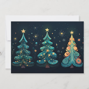 Festive Christmas Tree Greeting Card