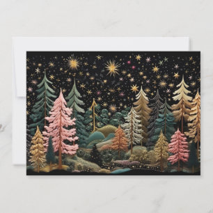 Festive Christmas Tree Greeting Card