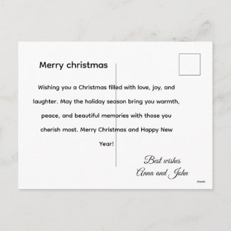 Festive Christmas Tree Holiday Greeting Card