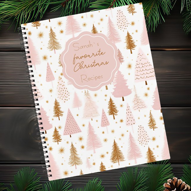 Festive Christmas Tree Pattern Recipe  Notebook (Creator Uploaded)