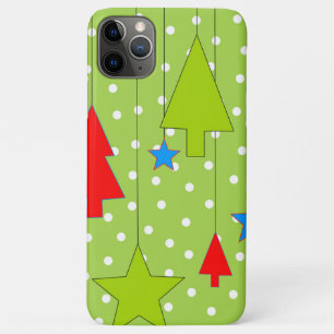 Festive Christmas Tree Print iPhone 11 Pro Max Case