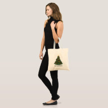 Festive Christmas Tree Tote Bag