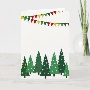 Festive Christmas Trees Card