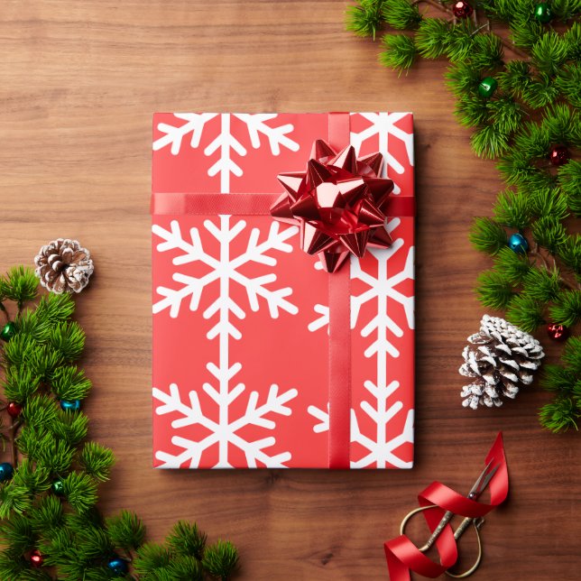 Festive Christmas Wallpaper Wrapping Paper (Holiday Gift)
