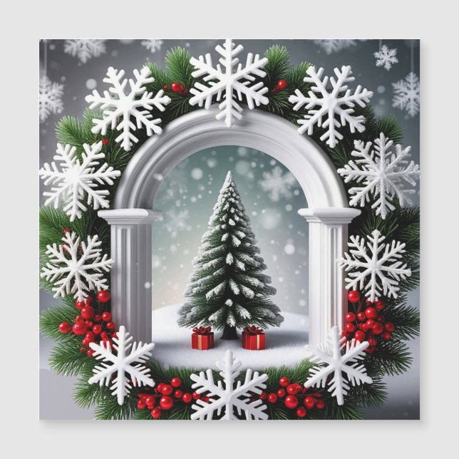 Festive Christmas Window Display (Front)