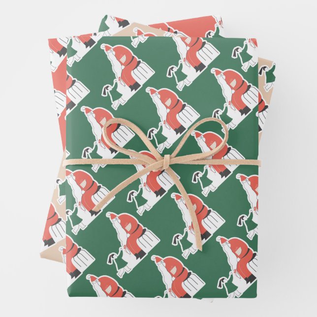 Festive Christmas Wrapping Paper (In situ)