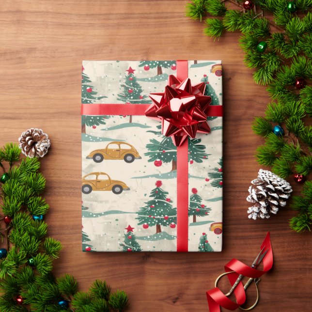 Festive Christmas wrapping paper (Holiday Gift)
