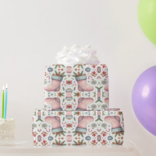 Festive Christmas wrapping paper