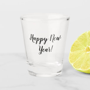 Festive Classic 'Happy New Year' Reusable Gift Shot Glass