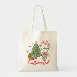 Festive Coffee Christmas Tote Bag
