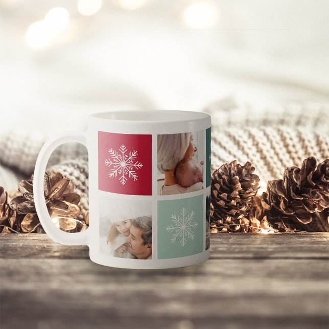 Festive Collage | Holiday Photo Mug (Creator Uploaded)