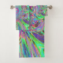 Festive Colourful Psychedelic Dahlia Flower Petals