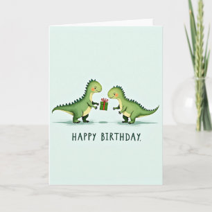 Festive Creature Birthday Card