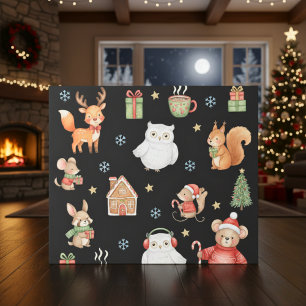 Festive Critters Holiday Gift Wrap