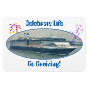 Festive Cruise Premium Magnet