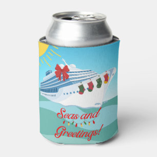 Festive Cruise Ship Can Cooler