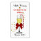 Festive Custom Holiday Wine Labels