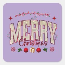 Festive Cute Merry Christmas Holiday Design