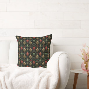 Festive Damask  Cushion