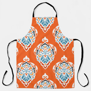Festive damask vintage pattern, elegant design. apron