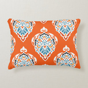 Festive damask vintage pattern, elegant design. decorative cushion