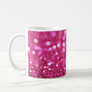 Festive Dark Pink: Elegant Abstract. Coffee Mug