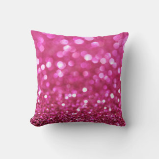 Festive Dark Pink: Elegant Abstract. Cushion