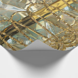 Festive Dazzle Romantic Chic   Elegant  Wrapping Paper