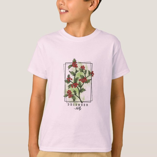 Festive December Tees: Celebrate the Holiday child T-Shirt (Front)