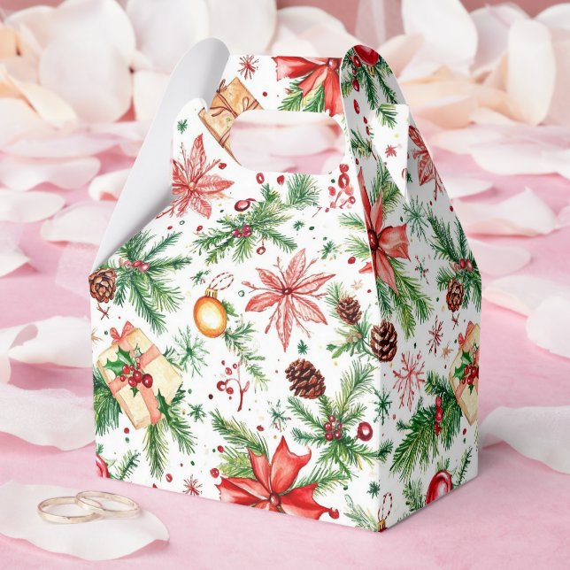  Festive decorations Christmas  Favour Box (Wedding)