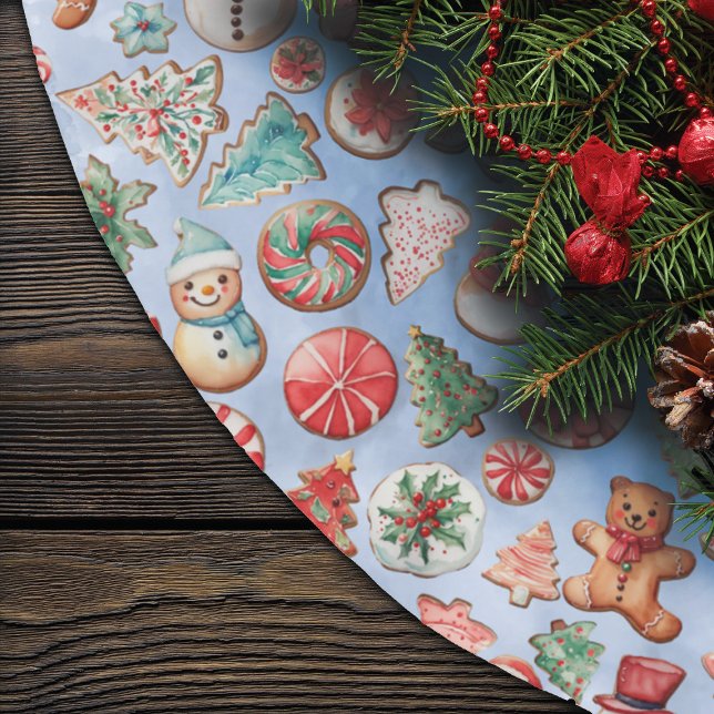 Festive Delight: Christmas Cookie Wonderland Brushed Polyester Tree Skirt (Creator Uploaded)