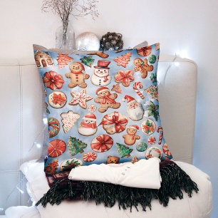 Festive Delight: Christmas Cookie Wonderland Cushion