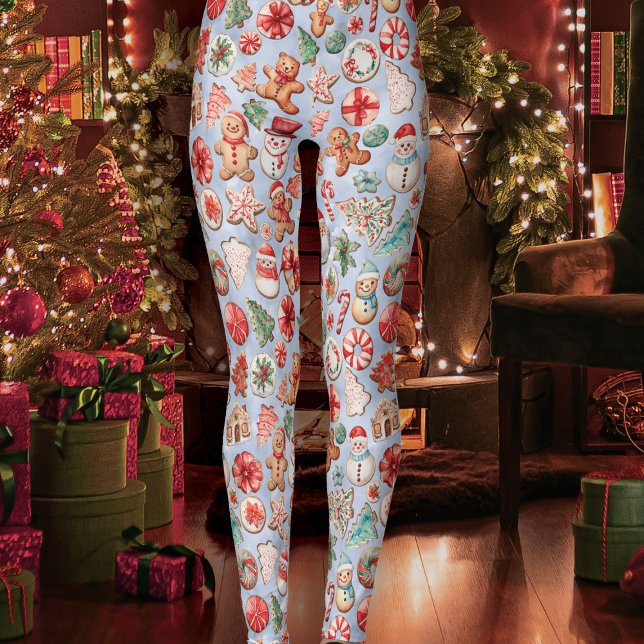 Festive Delight: Christmas Cookie Wonderland Leggings (Creator Uploaded)