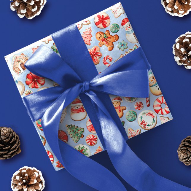 Festive Delight: Christmas Cookie Wonderland Wrapping Paper Sheet (Creator Uploaded)