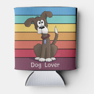 Festive Dog Lover  Can Cooler